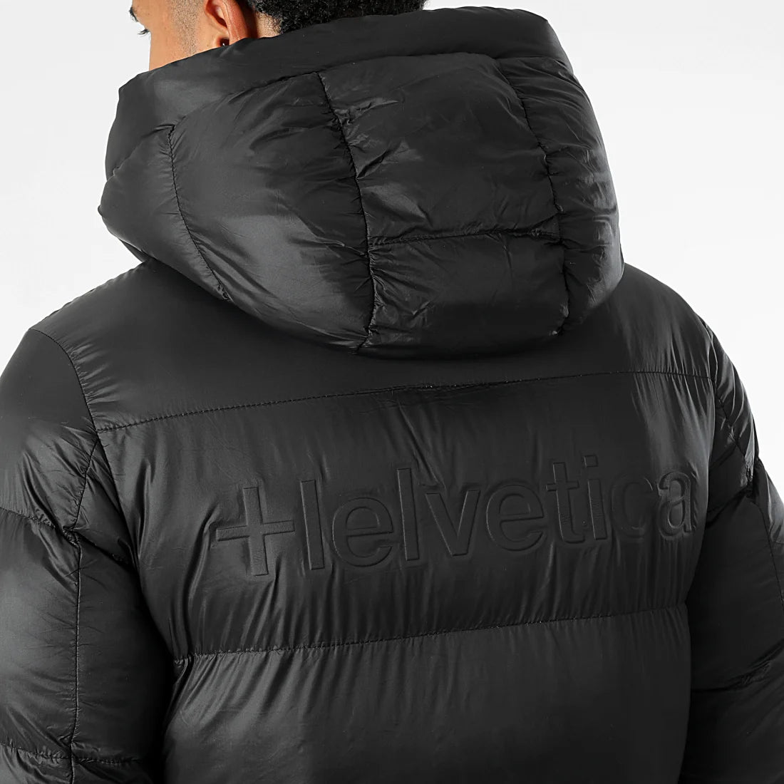 Doudoune Capuche Silver 2 Noir