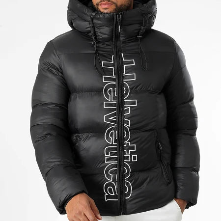 Doudoune Capuche Silver 2 Noir