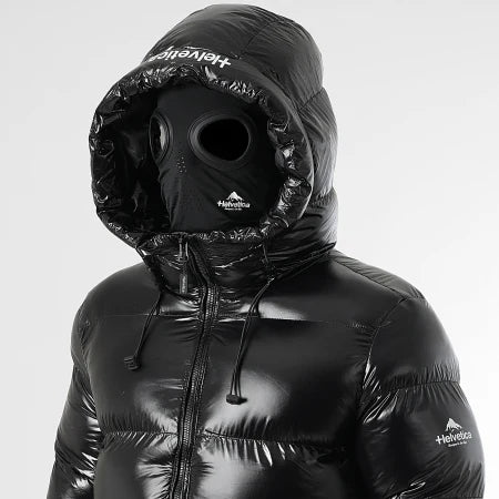 Doudoune Capuche Zippée Cosmos Noir