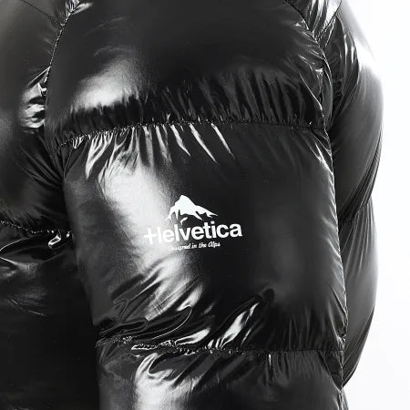 Doudoune Capuche Zippée Cosmos Noir