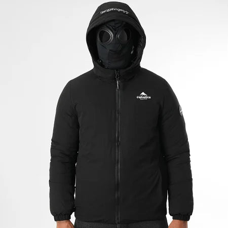Parka Zippée Capuche Eye Block 2 Noir