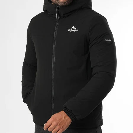 Parka Zippée Capuche Eye Block 2 Noir