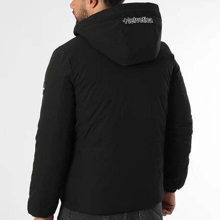 Parka Zippée Capuche Eye Block 2 Noir
